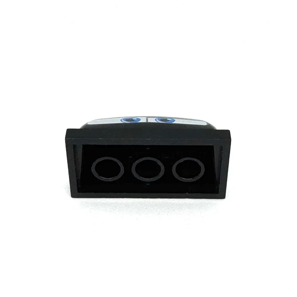 LEGO Windscreen 2x4x1 1/3 Black Cars Blue Eyes 30841 Part Replacement